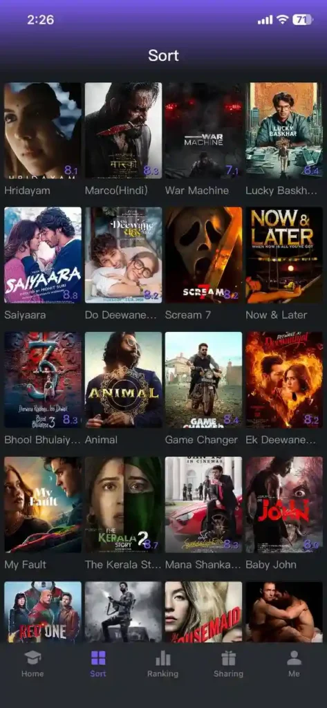 Grade Pulse Movie Apk 2